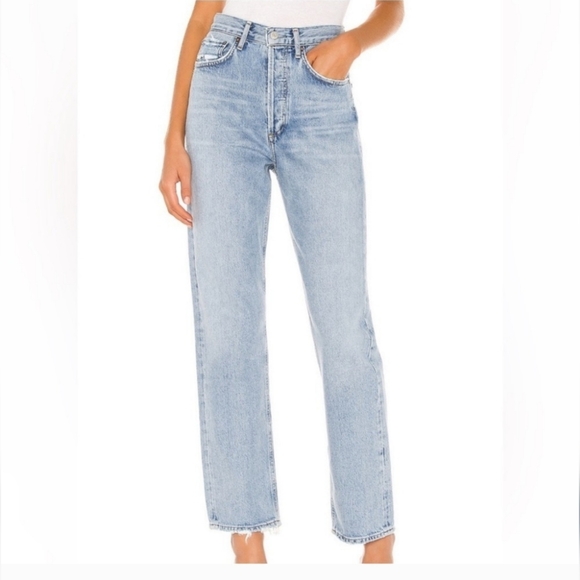 Agolde Denim - AGOLDE 90's Mid Rise Loose Fit Jeans in Snapshot Size 26